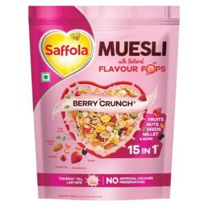 saffola muesli berry crunch